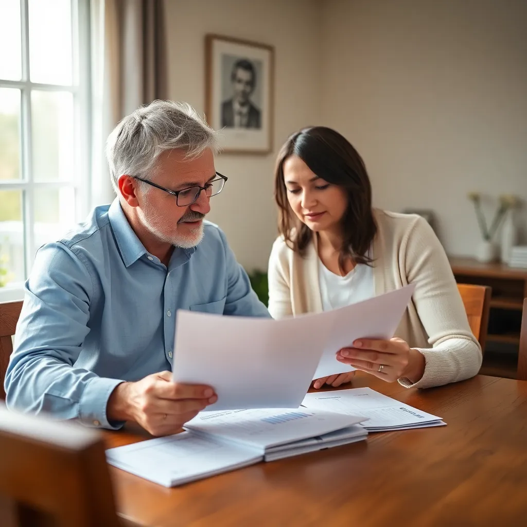 Nederlandse familie bespreekt financiële doelen aan keukentafel